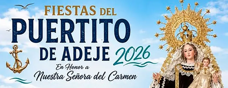 Adeje celebra las Fiestas del Puertito en honor a la Virgen del Carmen del 14 al 16 de agosto