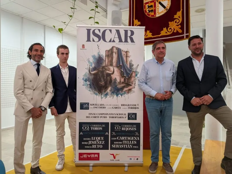 Íscar presenta la Feria Taurina 2026 con novilladas, corridas y el Campeonato de Corte Puro