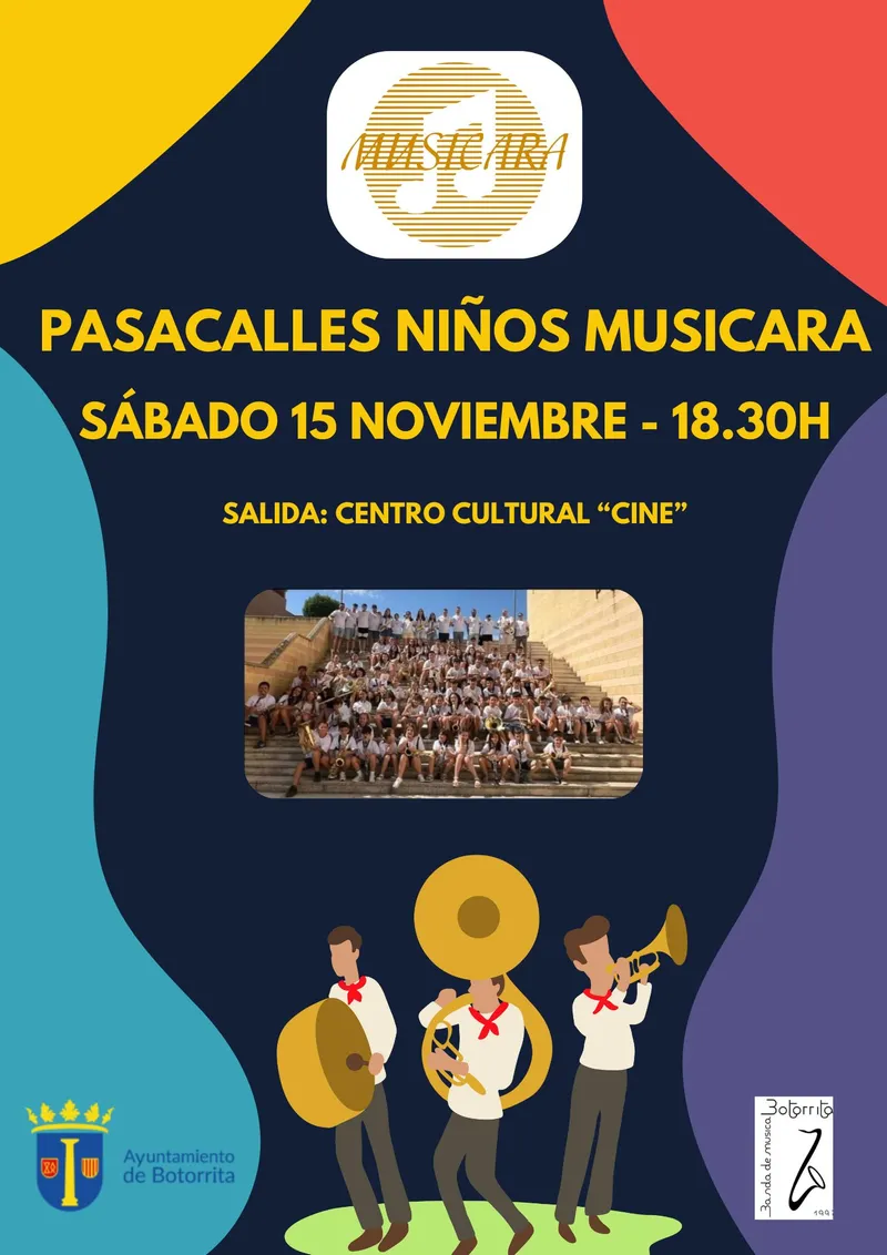 Botorrita acoge un encuentro de jóvenes músicos con pasacalles y concierto