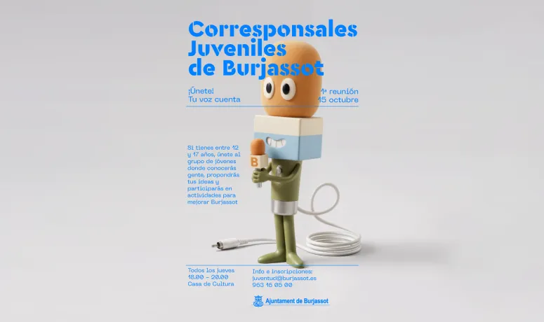 Burjassot impulsa la participación juvenil con el programa 'Corresponsales Juveniles'