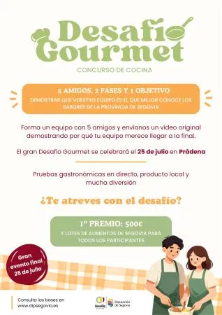 Concurso gastronómico Desafío Gourmet busca equipos para representar a Cantalejo