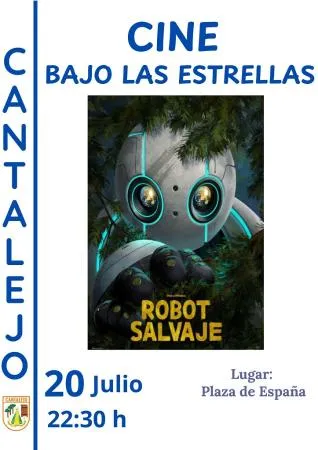 Cantalejo proyectará 'Robot Salvaje' en la Plaza de España este lunes