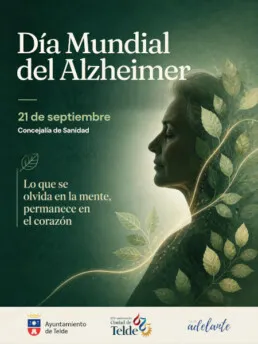 Telde se ilumina de verde en apoyo a la lucha contra el Alzheimer