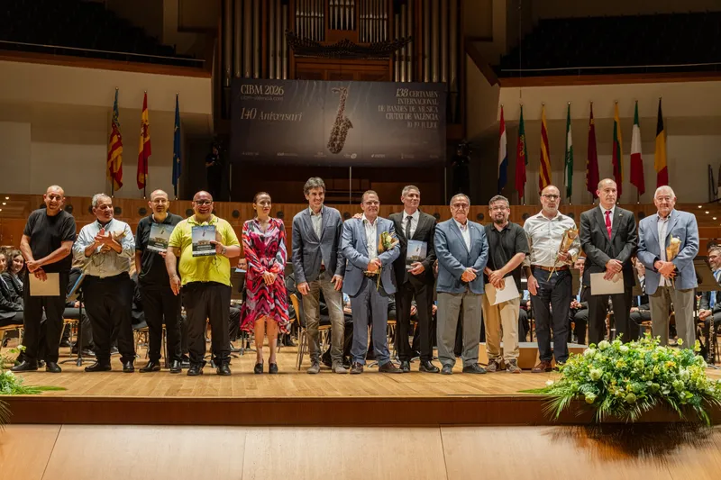 La Orchestra Fiati Maria SS di Custonaci de Italia gana la Sección Tercera del Certamen de Bandas de València