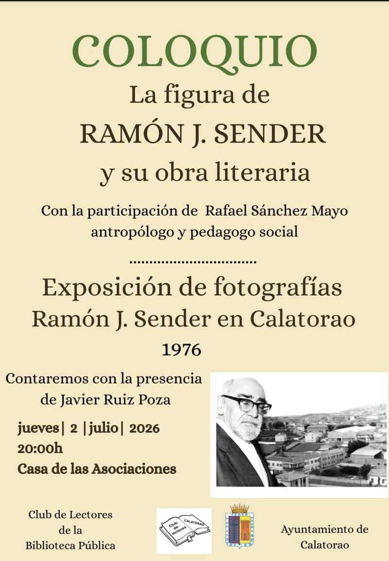 Calatorao acoge un coloquio sobre la figura de Ramón J. Sender