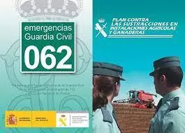 Guardia Civil lanza plan contra robos en explotaciones agrarias y ganaderas