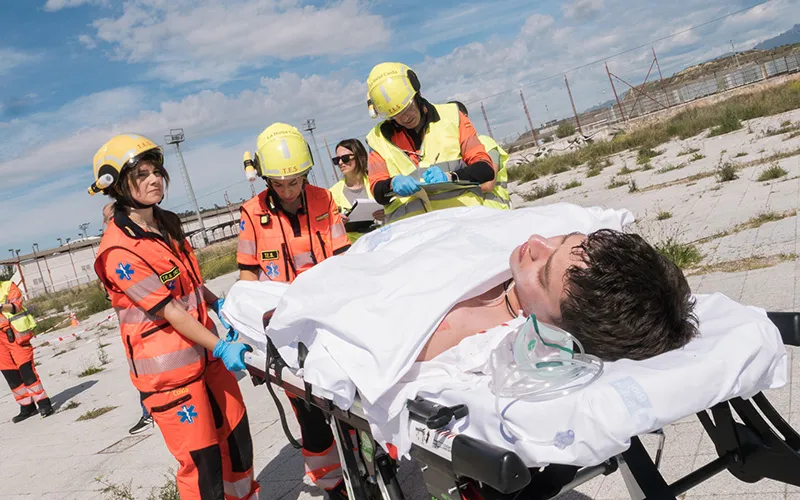 Simulacro de emergencia sanitaria en La Rioja con más de 60 participantes