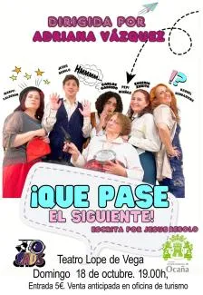 Ocaña acoge la obra de teatro "Que pase el siguiente" y posterior coloquio