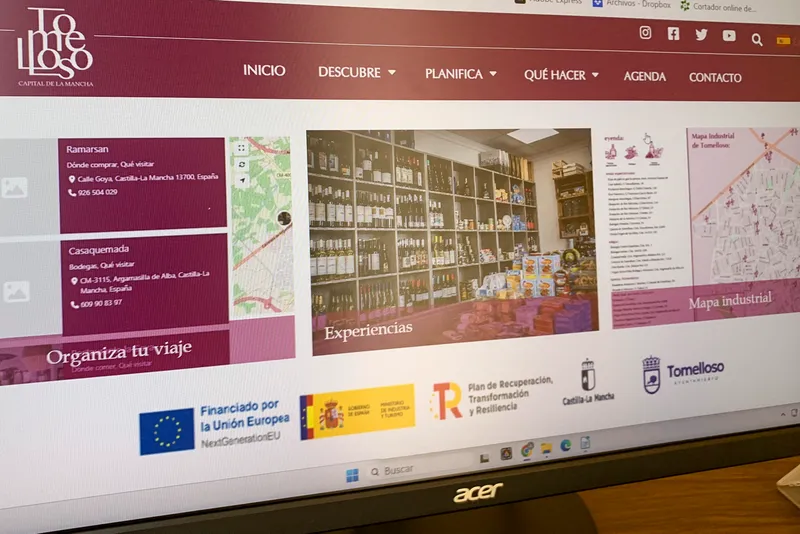 Tomelloso estrena dos secciones digitales para potenciar su turismo industrial y gastronómico