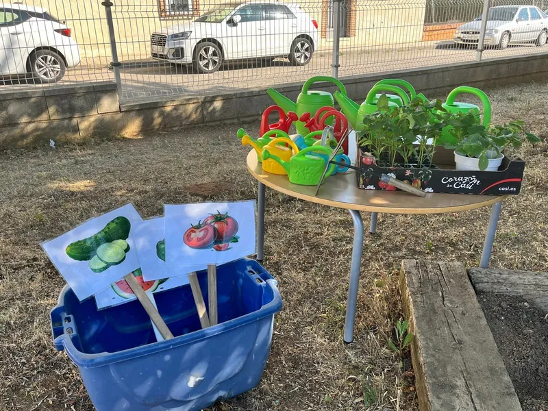 Bargas estrena huerto ecológico en su escuela infantil con apoyo de la Diputación