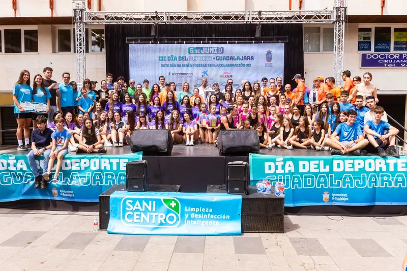 El III Día del Deporte de Guadalajara bate récords con 9.000 deportistas y 25.000 asistentes