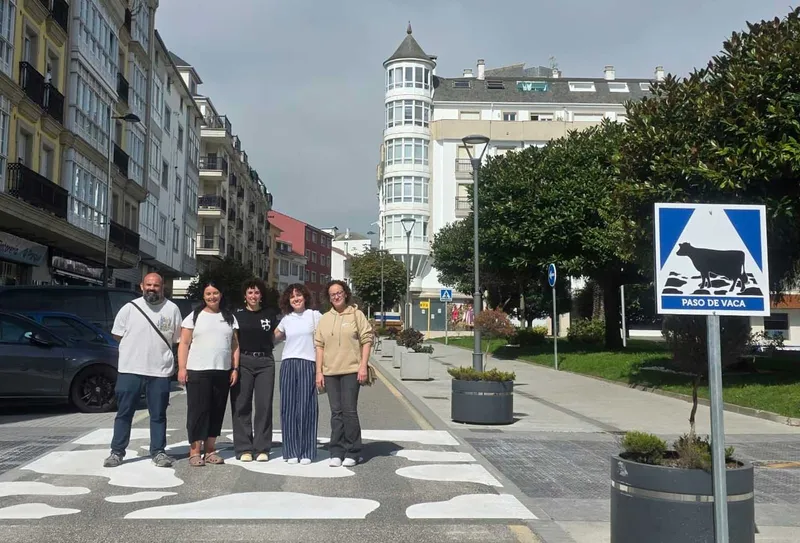 Burela da a conocer el "Paso de Vaca" para acercar el rural a la ciudad