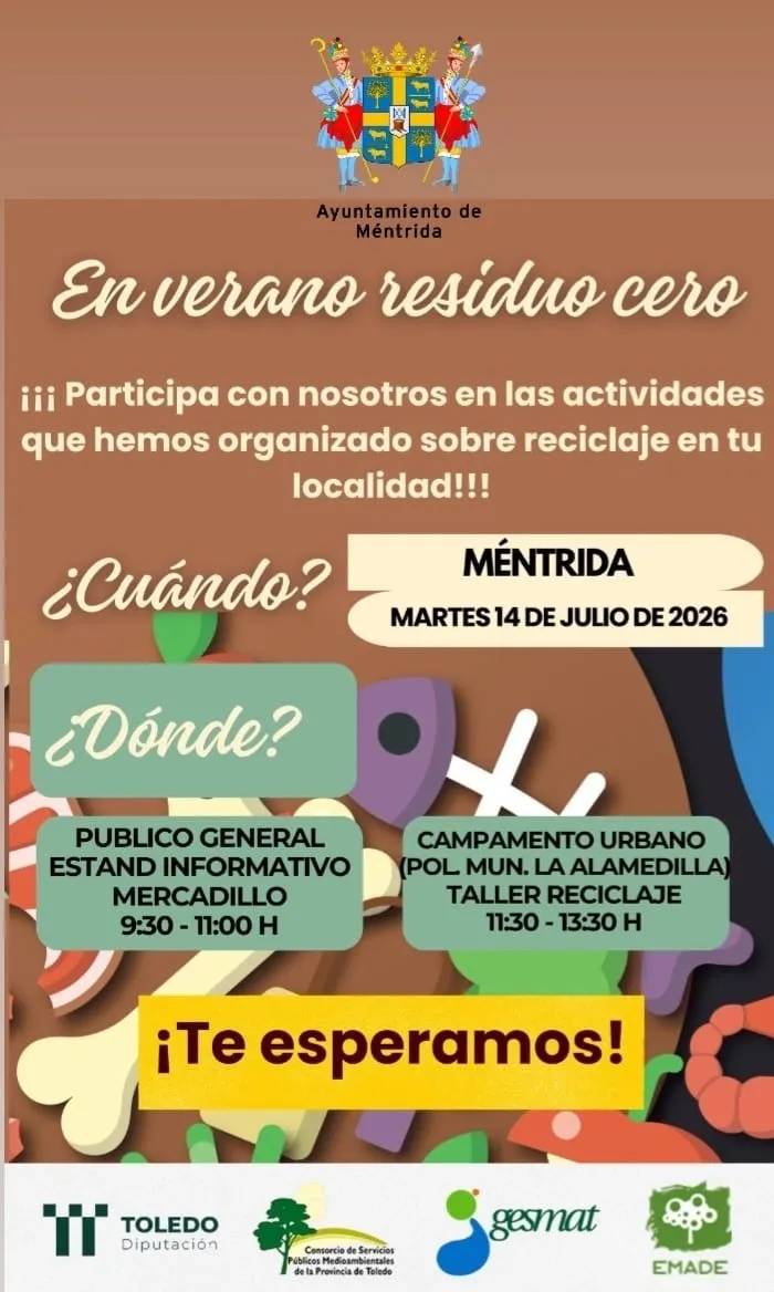 Méntrida celebra actividades de reciclaje para concienciar a la ciudadanía