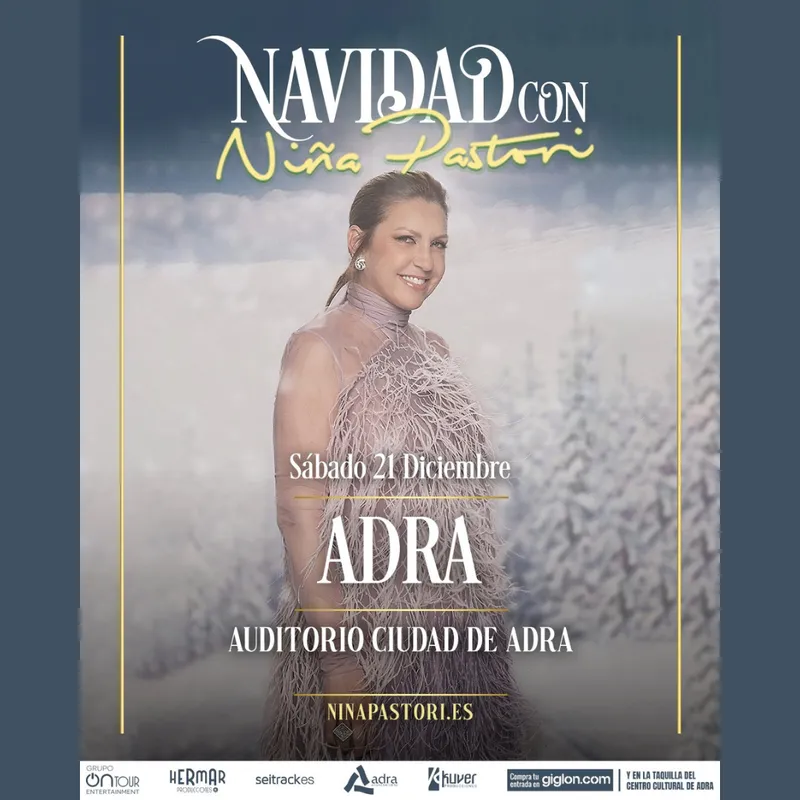 Niña Pastori celebra la Navidad en Adra con un concierto único