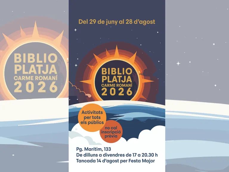 La Biblioplatja de Castelldefels ofrece actividades culturales y de ocio en verano