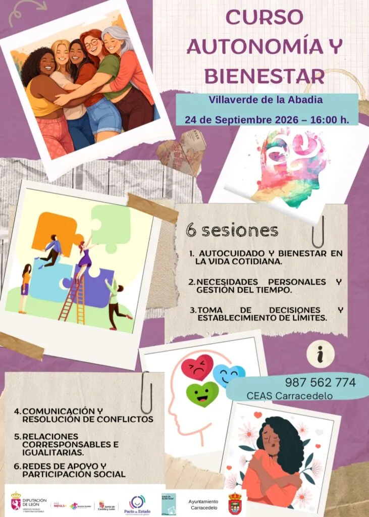 Curso sobre autonomía y bienestar en Villaverde de la Abadía