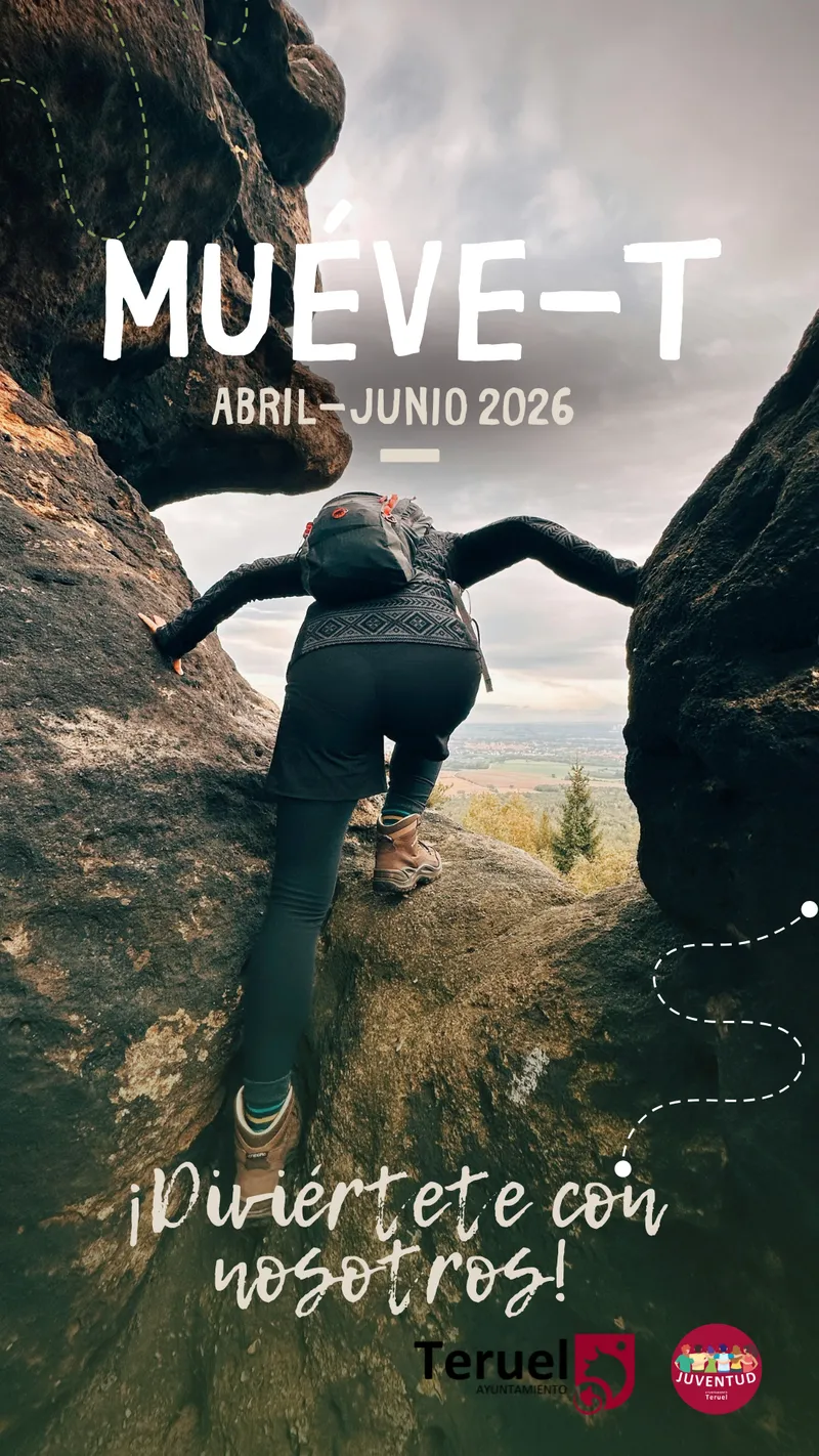 Teruel lanza el programa "MUÉVE-T" con actividades para jóvenes y niños hasta junio