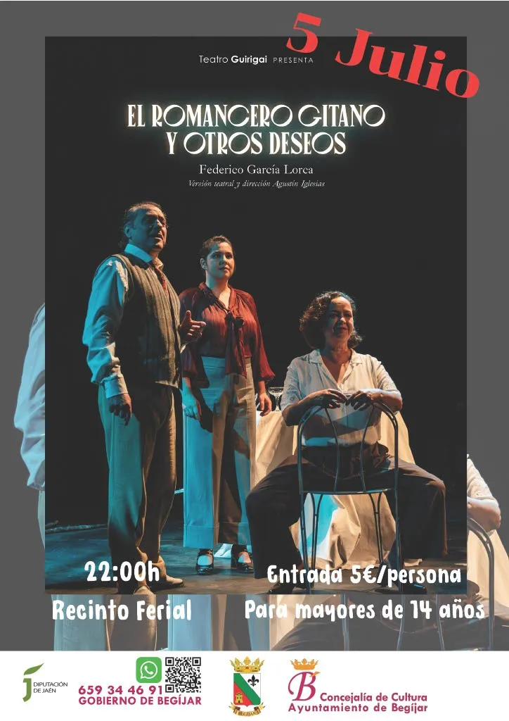 Begíjar programa teatro y circo para las noches de julio en el Recinto Ferial