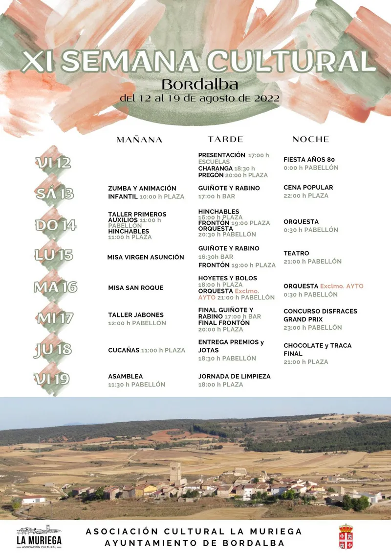 Bordalba celebra su XI Semana Cultural con actividades para toda la familia