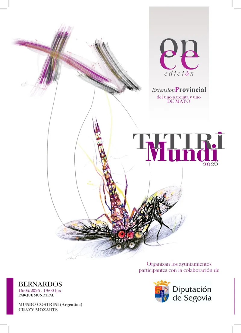 Bernardos se viste de gala con el festival Titirimundi y la compañía Mundo Costrini