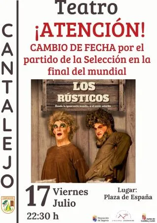 Adelantan la obra 'Los Rústicos' en Cantalejo por la final del Mundial