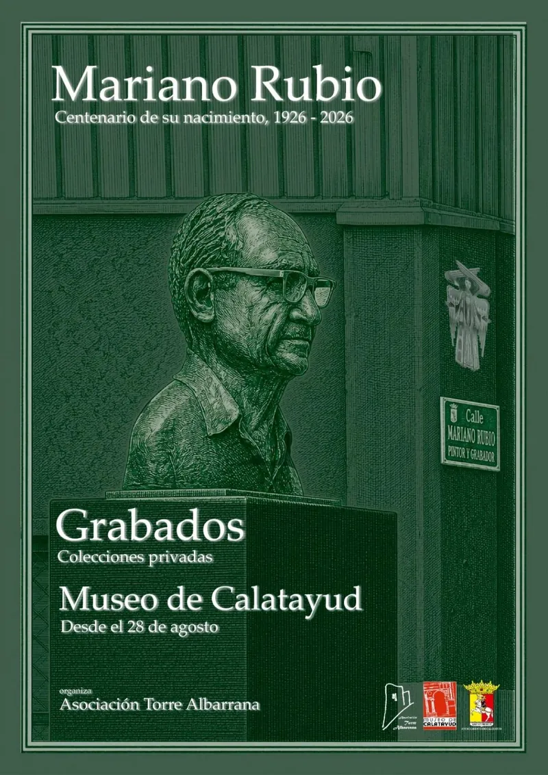 Calatayud rinde homenaje al artista Mariano Rubio con una exposición en el Museo