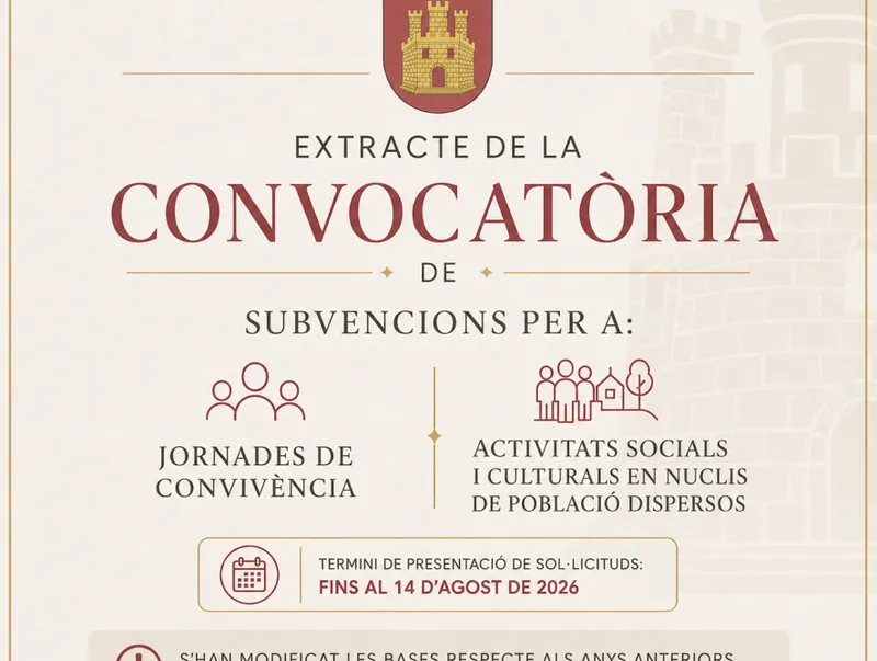 Borriol destina 15.000 euros a subvenciones para asociaciones de núcleos dispersos