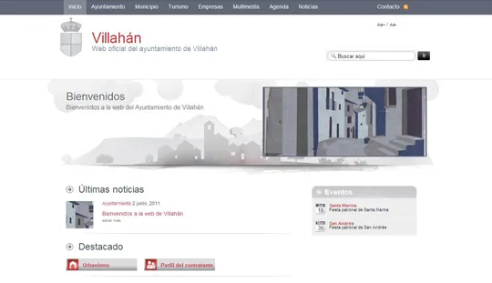 Villahán estrena portal municipal para informar a sus ciudadanos
