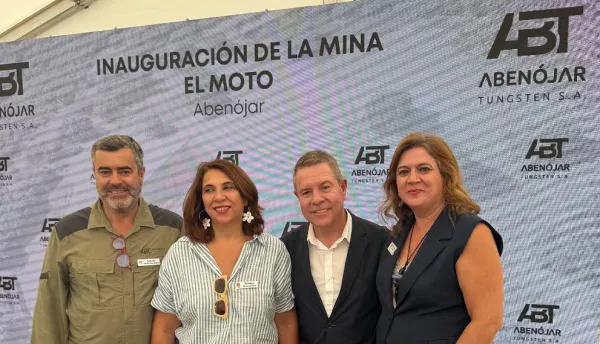 Inaugurada la mina de wolframio El Moto en Abenójar para impulsar la economía provincial