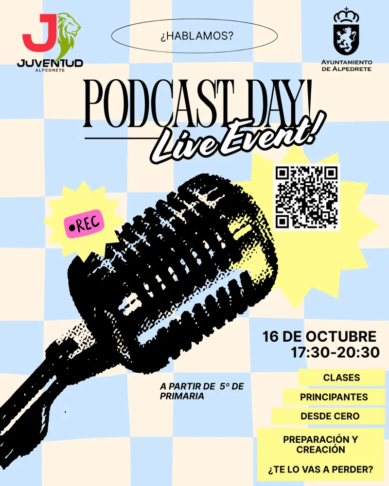 Alpedrete lanza un taller para jóvenes sobre creación de podcasts