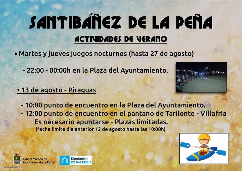 Santibáñez de la Peña abre inscripciones para actividades de piragüismo en agosto