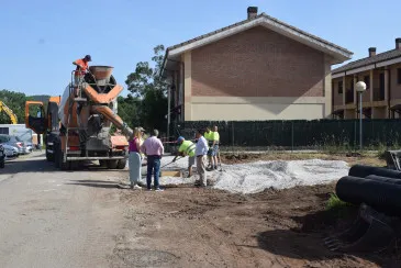 Piélagos mejora la canalización de aguas pluviales en Renedo para evitar inundaciones
