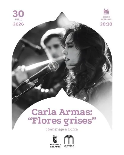 Carla Armas rinde homenaje a Lorca en Llanes con "Flores grises"