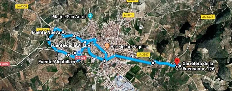 Alcaudete estrena ruta cicloturista por sus fuentes y monumentos