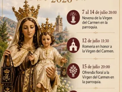 Alpedrete celebra la ofrenda floral a la Virgen del Carmen el 15 de julio