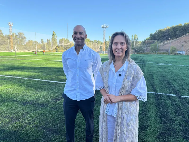 Guadalajara ultima la instalación de césped artificial en los campos de fútbol del Pedro Escartín