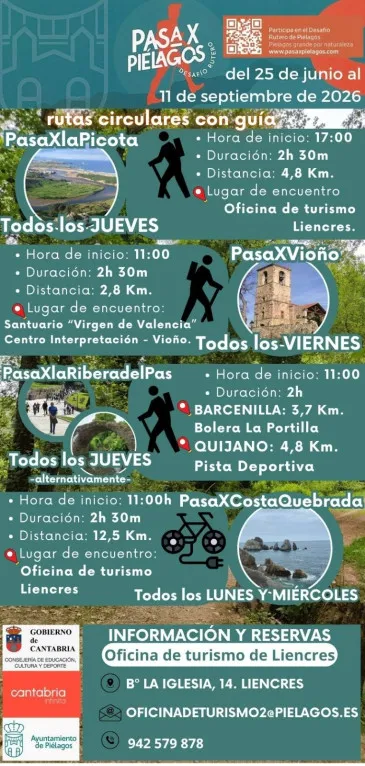 Piélagos lanza su temporada de rutas guiadas con una nueva propuesta por la ribera del río Pas