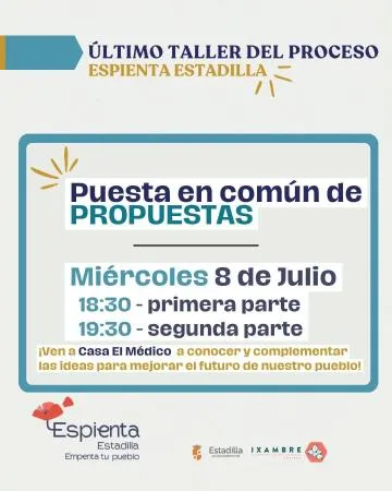 Estadilla celebra el último taller del proceso participativo "Espienta Estadilla"