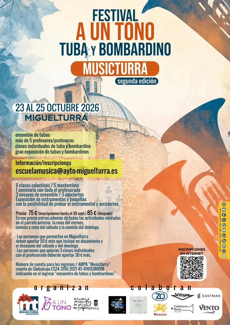 Miguelturra acoge el II Encuentro Nacional de Tubas y Bombardinos 'A Un Tono'