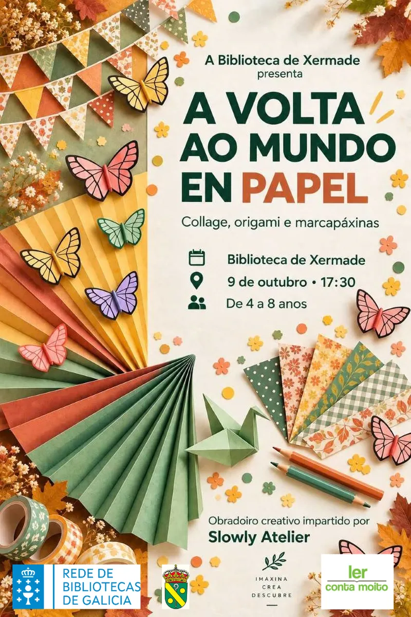 Xermade celebra un taller de lectura y manualidades para niños