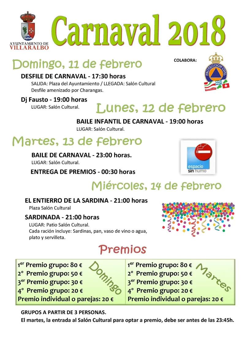 Villaralbo celebra su Carnaval 2018 con desfiles, bailes y sardinada