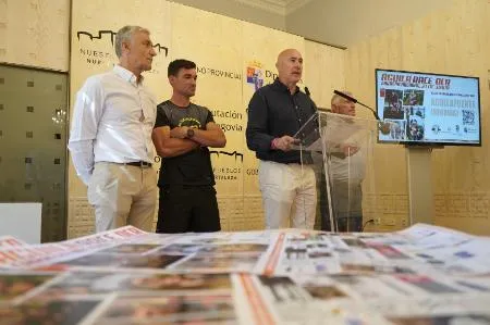 Aguilafuente acoge la Águila Race OCR con 150 participantes y medio centenar de obstáculos