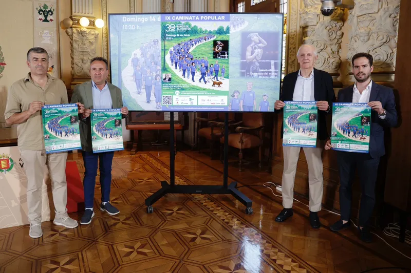 La IX Caminata Popular de Valladolid recauda fondos para el Banco de Alimentos