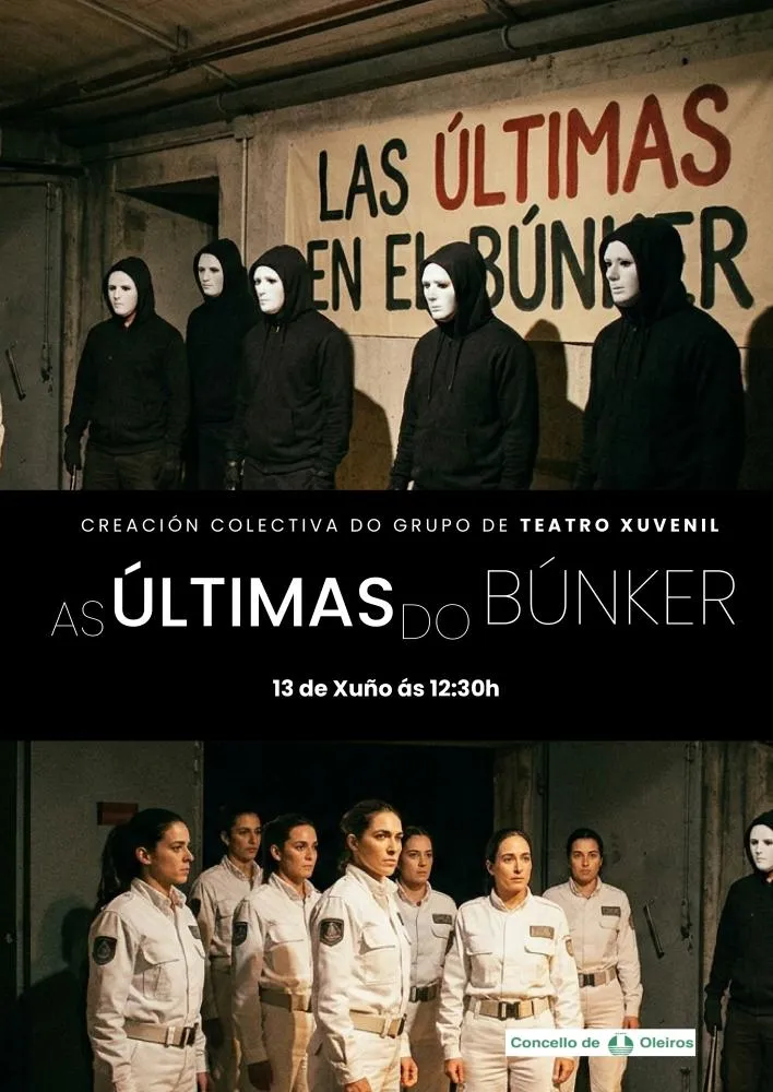 El grupo de teatro juvenil de Oleiros presenta "As últimas do búnker"