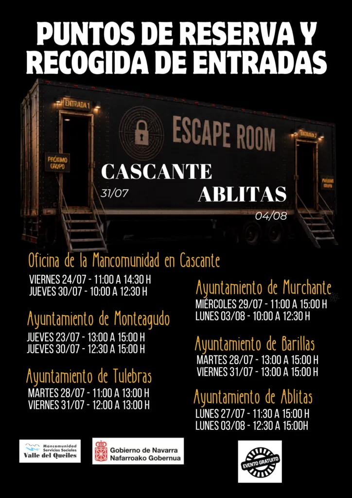 El Tráiler Escape Room llega al Valle del Queiles para jóvenes