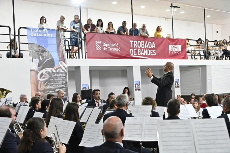 La Diputación de Castellón celebra la XXXI Trobada de Bandas en Catí con más de 200 músicos