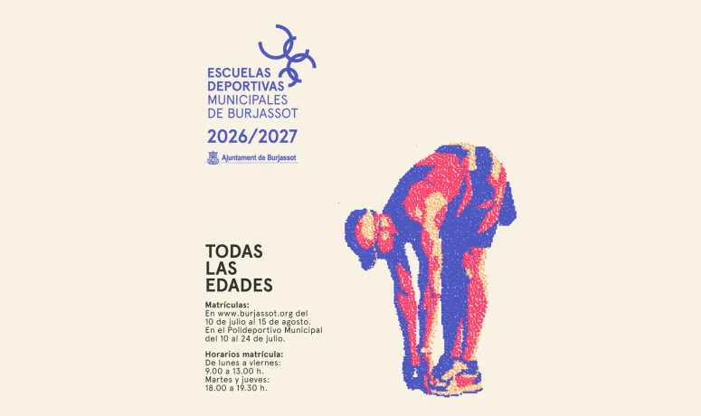 Burjassot abre inscripciones para Escuelas Deportivas con nuevas actividades para adultos