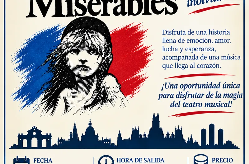Venta de Baños organiza una excursión al musical "Los Miserables" en Madrid