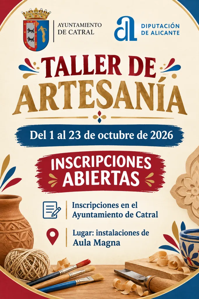 Catral celebra un taller de artesanía para fomentar la cultura local