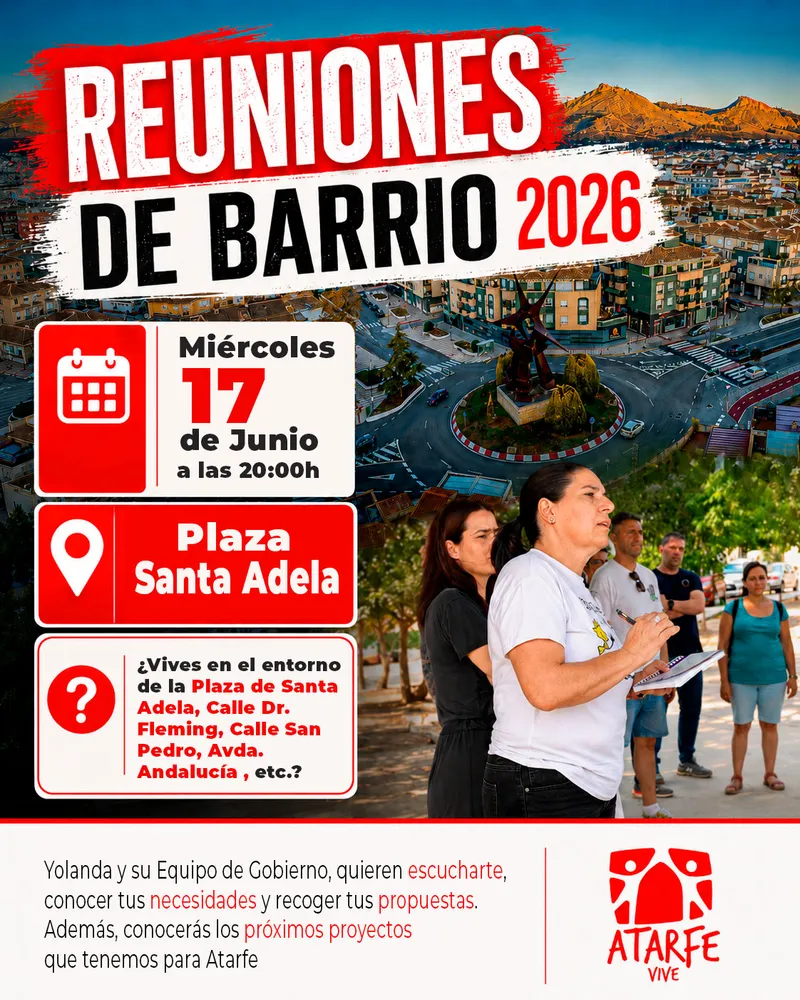Atarfe celebra una reunión vecinal para recoger propuestas y mejorar el municipio